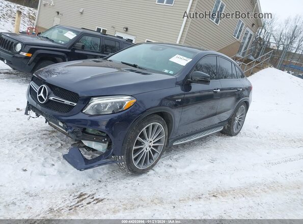 4JGED6EB9KA154089 2019 MERCEDES-BENZ AMG GLE 43 COUPE Blue Front left