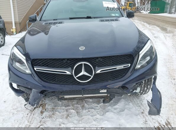 4JGED6EB9KA154089 2019 MERCEDES-BENZ AMG GLE 43 COUPE Blue Instrument cluster view