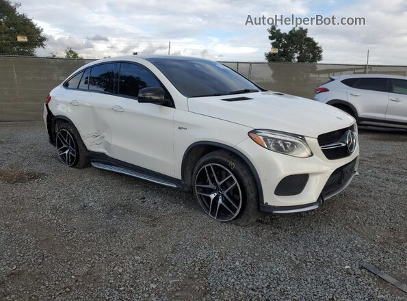 4JGED6EBXHA070887 2017 MERCEDES-BENZ GLE White Delantero derecho