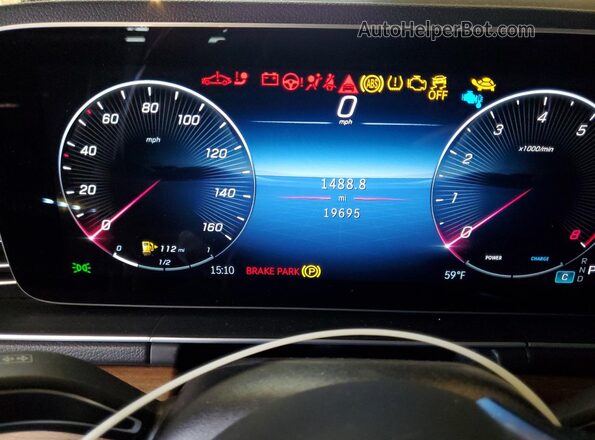 4JGFB4FB2RB010093 2024 MERCEDES-BENZ GLE Black Widok zestawu wskaźników