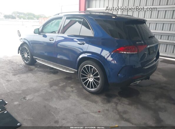4JGFB4JB1MA466642 2021 MERCEDES-BENZ GLE 350 Blue Tył lewy