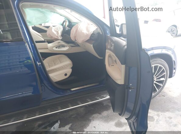 4JGFB4JB1MA466642 2021 MERCEDES-BENZ GLE 350 Blue Widok wnętrza z przodu