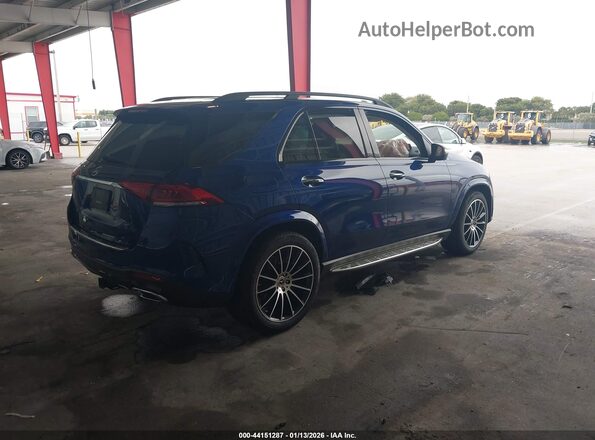 4JGFB4JB1MA466642 2021 MERCEDES-BENZ GLE 350 Blue Tył prawy