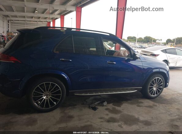 4JGFB4JB1MA466642 2021 MERCEDES-BENZ GLE 350 Blue Widok wnętrza 360 stopni