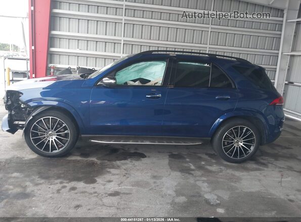 4JGFB4JB1MA466642 2021 MERCEDES-BENZ GLE 350 Blue 