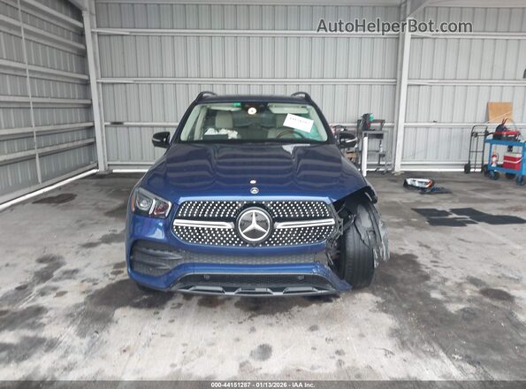 4JGFB4JB1MA466642 2021 MERCEDES-BENZ GLE 350 Blue Widok wnętrza z tyłu