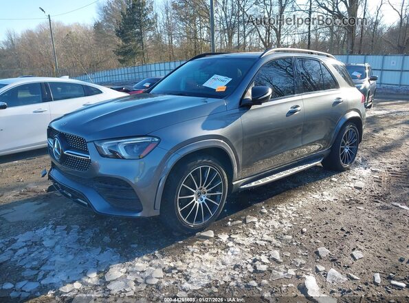 4JGFB4JB2MA364654 2021 MERCEDES-BENZ GLE 350 Gray Передня ліва чверть