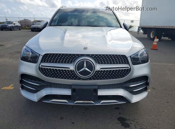 4JGFB4JB2MA467587 2021 MERCEDES-BENZ GLE Silver Widok z przodu