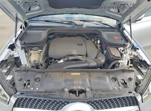 4JGFB4JB2MA467587 2021 MERCEDES-BENZ GLE Silver Widok komory silnika