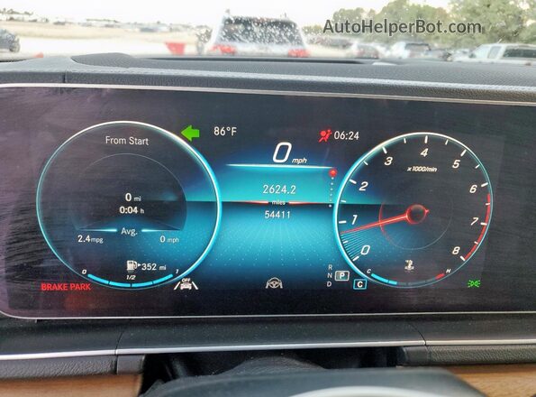 4JGFB4JB3NA785350 2022 MERCEDES-BENZ GLE Green Vista del cuadro de instrumentos