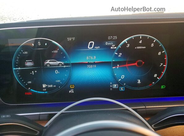 4JGFB4JB6MA568888 2021 MERCEDES-BENZ GLE Черный Вид щитка приборов