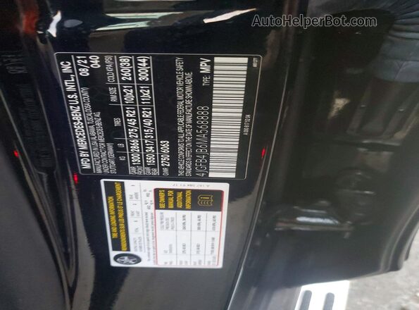 4JGFB4JB6MA568888 2021 MERCEDES-BENZ GLE Черный Панорамный вид салона 360°