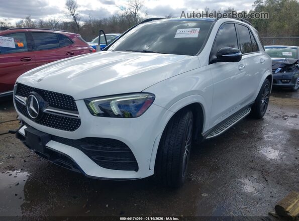 4JGFB4JB8MA380003 2021 MERCEDES-BENZ GLE 350 White წინა მარცხენა ხედი სამი მეოთხედიდან