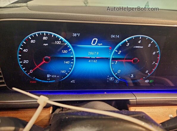 4JGFB4JB8NA736306 2022 MERCEDES-BENZ GLE White Instrument cluster view