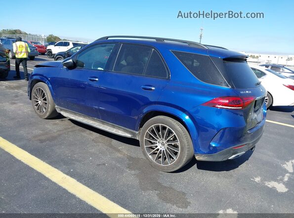 4JGFB4JB9MA494740 2021 MERCEDES-BENZ GLE 350 Blue Задня ліва чверть