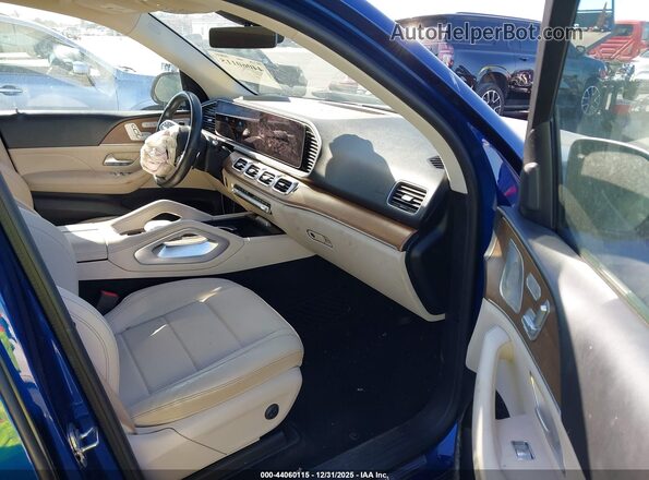 4JGFB4JB9MA494740 2021 MERCEDES-BENZ GLE 350 Blue Вид салону спереду