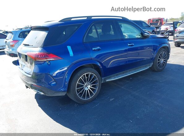 4JGFB4JB9MA494740 2021 MERCEDES-BENZ GLE 350 Blue Задня права чверть
