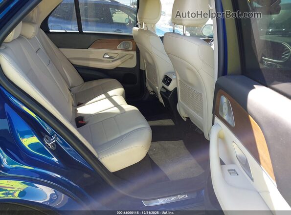 4JGFB4JB9MA494740 2021 MERCEDES-BENZ GLE 350 Blue Вид наклейки з VIN-кодом