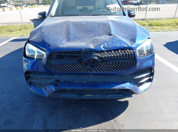 4JGFB4JB9MA494740 2021 MERCEDES-BENZ GLE 350 Blue Вид спереду
