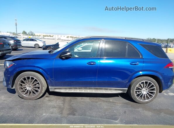 4JGFB4JB9MA494740 2021 MERCEDES-BENZ GLE 350 Blue 