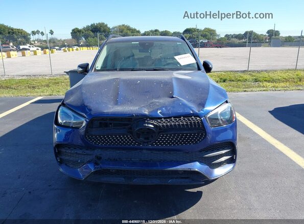 4JGFB4JB9MA494740 2021 MERCEDES-BENZ GLE 350 Blue Вид задньої частини салону