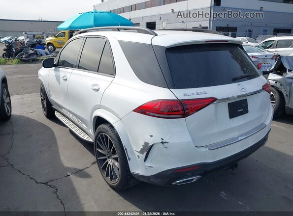 4JGFB4JBXMA362635 2021 MERCEDES-BENZ GLE 350 White Rear left