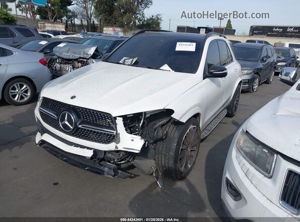 4JGFB4JBXMA362635 2021 MERCEDES-BENZ GLE 350 White Front left