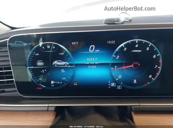 4JGFB4KB0MA552961 2021 MERCEDES-BENZ GLE 350 White Հետևի նստատեղերի տեսք