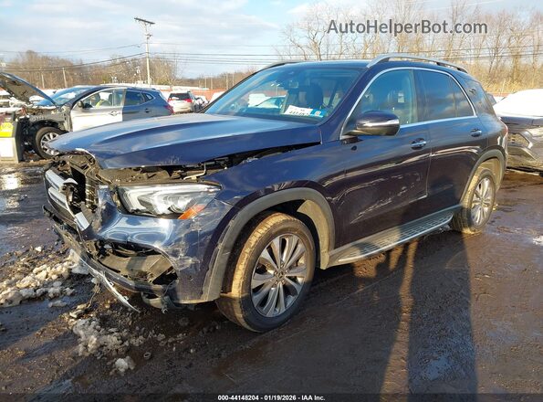 4JGFB4KB1MA371268 2021 MERCEDES-BENZ GLE 350 Dark Blue Przód lewy