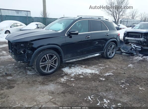 4JGFB4KB6NA731619 2022 MERCEDES-BENZ GLE 350 Black წინა მარცხენა ხედი სამი მეოთხედიდან