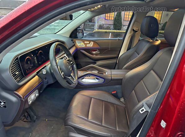 4JGFB4KB8LA106748 2020 MERCEDES-BENZ GLE-CLASS Red Вид панелі приладів