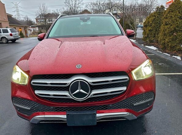 4JGFB4KB8LA106748 2020 MERCEDES-BENZ GLE-CLASS Red Вид ззаду
