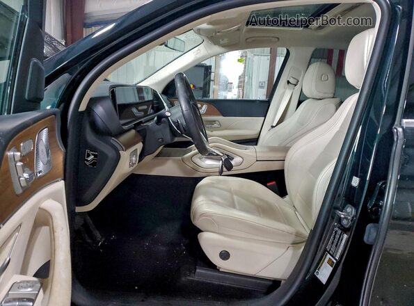 4JGFB4KB8MA364415 2021 MERCEDES-BENZ GLE Green Vista interior delantera