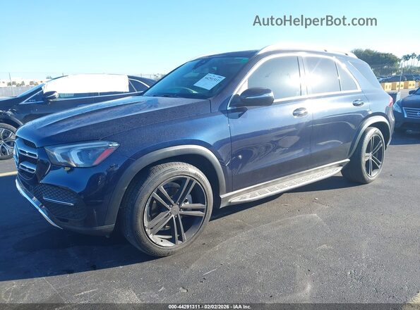 4JGFB4KB9LA049878 2020 MERCEDES-BENZ GLE 350 Синий Передняя левая четверть