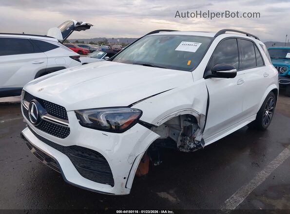 4JGFB4KB9MA392322 2021 MERCEDES-BENZ GLE 350 White Widok z przodu