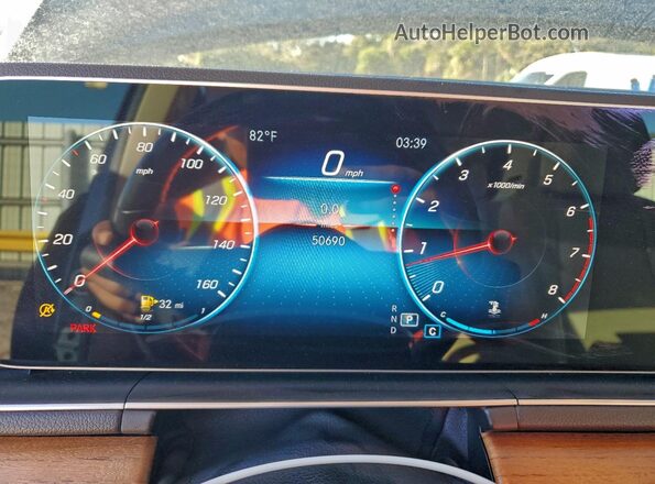 4JGFB4KBXNA628462 2022 MERCEDES-BENZ GLE Black Instrument cluster view