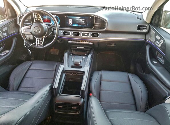 4JGFB5KEXNA756748 2022 MERCEDES-BENZ GLE Синий Вид панели приборов