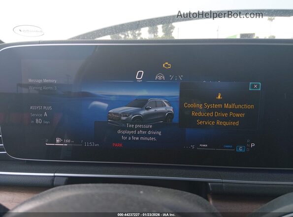 4JGFB8FE1SB346664 2025 MERCEDES-BENZ GLE 580 White Vista de los asientos traseros
