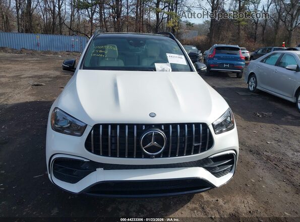4JGFB8KB1RB107847 2024 MERCEDES-BENZ AMG GLE 63 White Widok z przodu