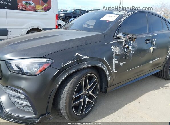4JGFD6BB7MA296436 2021 MERCEDES-BENZ AMG GLE 53 COUPE Black წინა ხედი