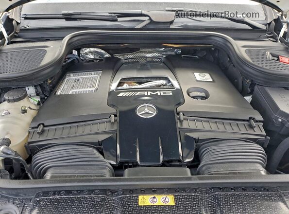 4JGFD8KB0NA770806 2022 MERCEDES-BENZ GLE White Vista del compartimento del motor