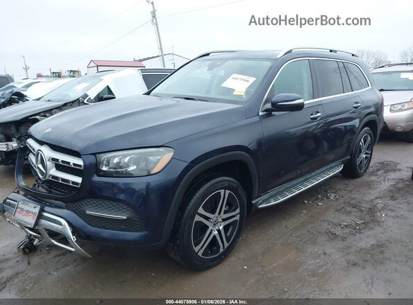 4JGFF5KE3LA207488 2020 MERCEDES-BENZ GLS 450 Blue Передня ліва чверть