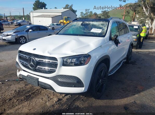 4JGFF5KE3MA556491 2021 MERCEDES-BENZ GLS 450 White Vista tres cuartos delantera izquierda