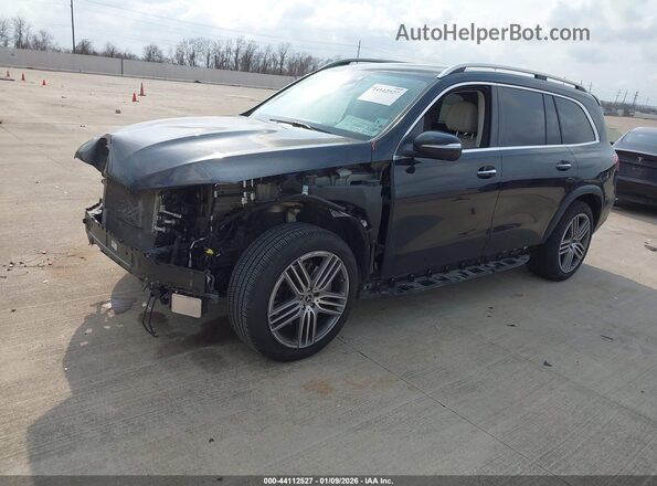 4JGFF5KE5MA563393 2021 MERCEDES-BENZ GLS 450 Black Передня ліва чверть