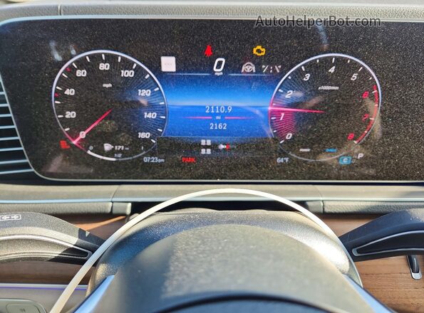 4JGFF5KE6RB247261 2024 MERCEDES-BENZ GLS White Вид щитка приладів