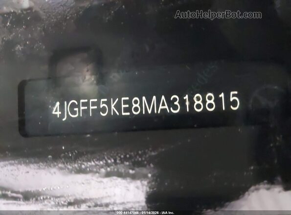 4JGFF5KE8MA318815 2021 MERCEDES-BENZ GLS 450 Black Widok komory silnika