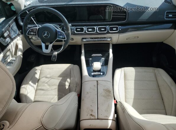 4JGFF5KE8MA357064 2021 MERCEDES-BENZ GLS White Widok deski rozdzielczej