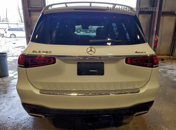 4JGFF8GE2MA487612 2021 MERCEDES-BENZ GLS White Вид ззаду