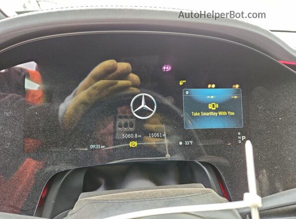 4JGGM5DB8SA064873 2025 MERCEDES-BENZ EQE Black Вид щитка приладів