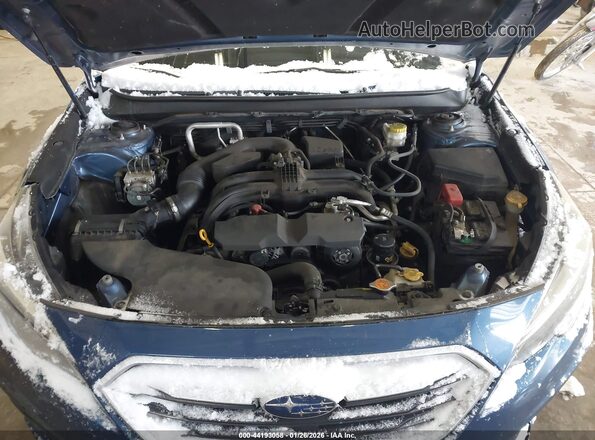 4S3BNAB64K3039516 2019 SUBARU LEGACY Blue Вид ззаду